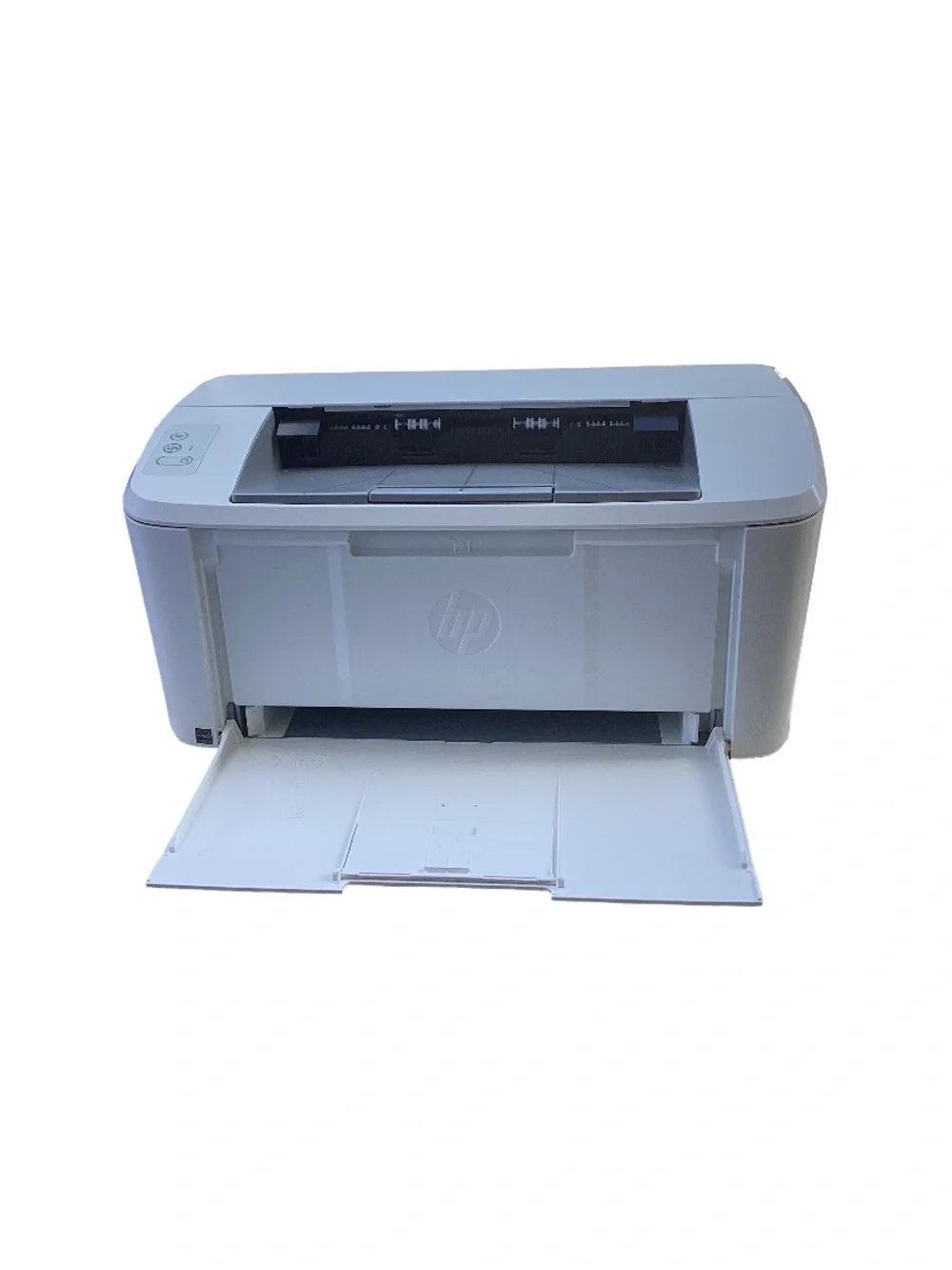 HP White and Gray Compact Monochrome Laser Printer